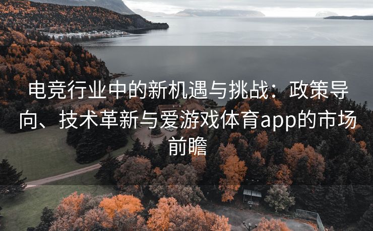 电竞行业中的新机遇与挑战：政策导向、技术革新与爱游戏体育app的市场前瞻